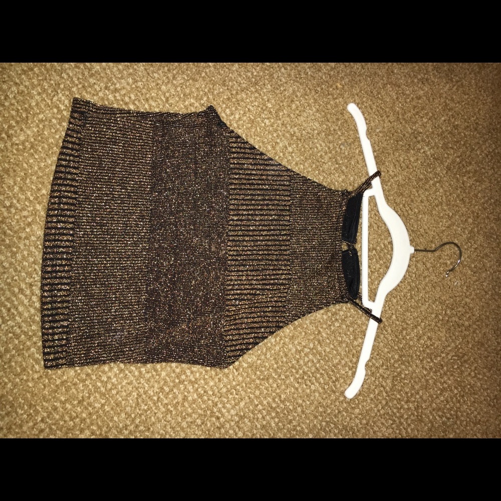 Sparkly halter top
